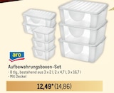 Aufbewahrungsboxen-Set Angebote von aro bei Metro Hilden für 14,86 €