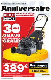 Prospectus Brico Dépôt "Anniversaire", 16 pages, 17/03/2023 - 30/03/2023