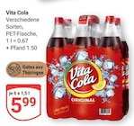 Aktuelle Cola Angebote bei GLOBUS in Braunschweig Aktuelles Vita Cola Angebot bei GLOBUS in Braunschweig ab 5,99 €