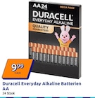 Everyday Alkaline Batterien AA von Duracell im aktuellen Action Prospekt für 9,99 €