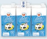 Lait UHT Demi-Écrémé - U en promo chez Super U Mulhouse à 4,75 €