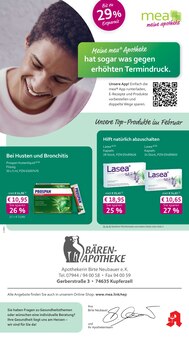 Aktueller mea - meine apotheke Prospekt (Kupferzell, 4 Seiten zum blättern mea - meine apotheke Prospekt Unsere Februar-Angebote mit 4 Seiten