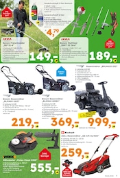Aktueller Globus-Baumarkt Prospekt mit Rasenmäher, "Immer eine Idee besser", Seite 5