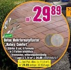 Beton Mehrformatpflaster "Natura Comfort" für 28,89 € bei Hornbach im Angebot Beton Mehrformatpflaster "Natura Comfort" im aktuellen Hornbach Prospekt