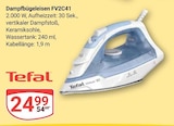 Dampfbügeleisen FV2C41 im Angebot bei GLOBUS in Jena Dampfbügeleisen FV2C41 Angebote von Tefal bei GLOBUS Jena für 24,99 €