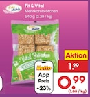 Mehrkornbrötchen im Angebot bei Netto Marken-Discount in Berlin Mehrkornbrötchen Angebote von Fit & Vital bei Netto Marken-Discount Berlin für 0,99 €
