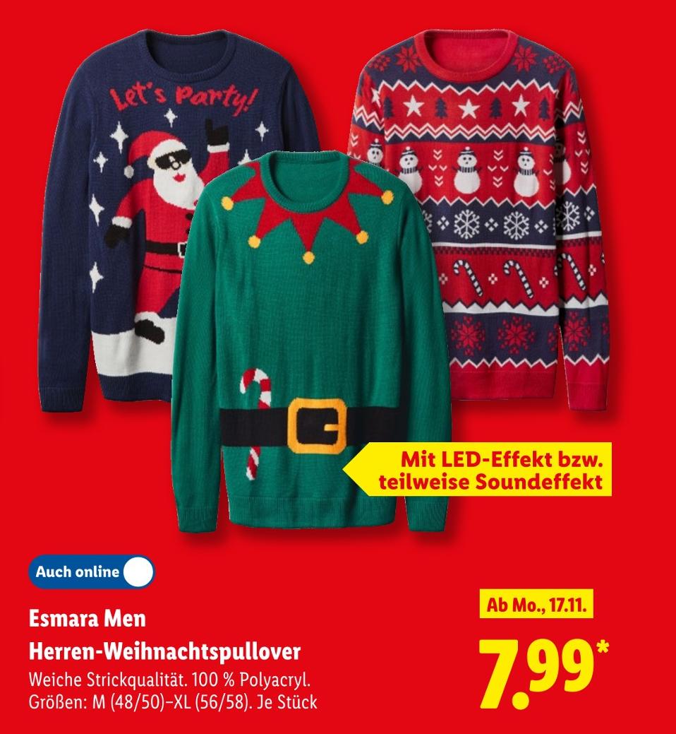 Herren-Weihnachtspullover