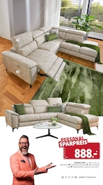 Ecksofa im Polstermöbel Fischer Prospekt "PERSONAL-KAUFTAGE" auf Seite 2