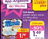 Monte von Zott für 1,49 € bei Netto Marken-Discount im Angebot Monte von Zott im aktuellen Netto Marken-Discount Prospekt