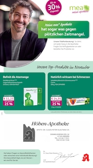 Aktueller mea - meine apotheke Prospekt "Unsere November-Angebote" Seite 1 von 4 Seiten für Viersen