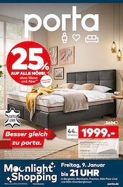 porta Möbel Möbel & Einrichtung Prospekt der aktuellen Woche mit 24 Seiten, gültig von 04.01.2026 bis 17.01.2026, in Wachtberg und Umgebung Aktueller porta Möbel Möbel & Einrichtung Prospekt in Wachtberg und Umgebung, "Besser gleich zu porta." mit 24 Seiten, 04.01.2026 - 17.01.2026