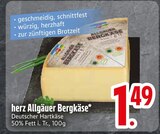 herz Allgäuer Bergkäse  im aktuellen EDEKA Prospekt für 1,49 €