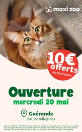 Prospectus Maxi Zoo à St Marc sur Mer, "Ouverture", 4 pages, 13/05/2026 - 23/05/2026