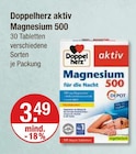 Magnesium 500 im V-Markt Prospekt Magnesium 500 von Doppelherz im aktuellen V-Markt Prospekt für 3,49 €