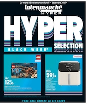 Prospectus Supermarchés Intermarché Hyper en cours à Saint-Jean-d'Angély et alentours, "HYPER SÉLECTION BLACK WEEK", 8 pages, 18/11/2025 - 01/12/2025 Catalogue Supermarchés Intermarché Hyper en cours à Saint-Jean-d'Angély et alentours, "HYPER SÉLECTION BLACK WEEK", 8 pages, 18/11/2025 - 01/12/2025