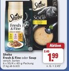 Fresh & Fine im Angebot bei combi in Bünde Fresh & Fine Angebote von Sheba bei combi Bünde für 1,99 €
