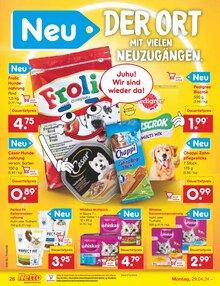Tierfutter im Netto Marken-Discount Prospekt "Aktuelle Angebote" mit 50 Seiten (Cottbus)