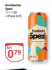 Spezi Angebote von Krombacher bei GLOBUS Amberg für 0,79 €