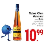 5 Stern Weinbrand im Angebot bei EDEKA in Friedrichshafen 5 Stern Weinbrand Angebote von Metaxa bei EDEKA Friedrichshafen für 10,99 €