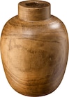Vase aus Holz, natur (11x11x15 cm) von Dekorieren & Einrichten im aktuellen dm-drogerie markt Prospekt