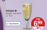 Sektglas im aktuellen V-Markt Prospekt für 6,99 €