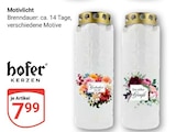 Motivlicht im Angebot bei GLOBUS in Gießen Motivlicht Angebote von hofer kerzen bei GLOBUS Gießen für 7,99 €