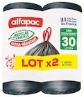 Sac poubelle lien coulissant ultra-résistant x15 30L - Alfapac - Intermarché à Cannes Sac poubelle lien coulissant ultra-résistant x15 30L - Alfapac en promo chez Intermarché Cannes à 2,97 €