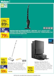 Aspirateur Angebote im Prospekt "PRODUITS LAITIERS & VÉGÉTAUX !" von Carrefour auf Seite 78