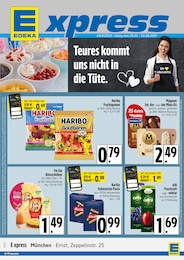 E xpress Prospekt für Haar mit 4 Seiten E xpress Prospekt für Haar: "Teures kommt uns nicht in die Tüte.", 4 Seiten, 28.07.2025 - 02.08.2025