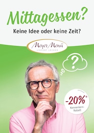 Meyer Menü Prospekt für Wörth: "Mittagessen? Keine Idee oder keine Zeit?", 4 Seiten, 16.02.2026 - 22.02.2026