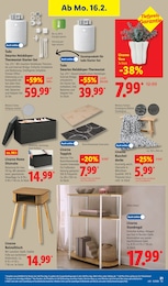 Lidl Tisch im Prospekt 