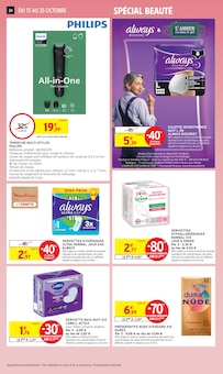 Promotion Serviettes Hygiéniques dans le prospectus Intermarché Super, valable du 13/10/2026 au 25/10/2026 Promo Serviettes Hygiéniques dans le catalogue Intermarché Super du moment à la page 24