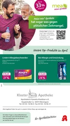 mea - meine apotheke Prospekt für Wennigsen mit 4 Seiten mea - meine apotheke Prospekt für Wennigsen: "Unsere April-Angebote", 4 Seiten, 01.04.2026 - 30.04.2026