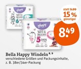 Happy Windeln Angebote von Bella bei tegut Mühlhausen für 8,49 €