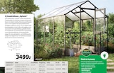 Gewächshaus Aptasia III-S Angebote bei Hagebaumarkt Pinneberg für 3.499,00 €