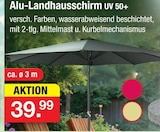Aktuelle Sonnenschirm Angebote bei Zimmermann in Göttingen Aktuelles Alu-Landhausschirm Angebot bei Zimmermann in Göttingen ab 39,99 €