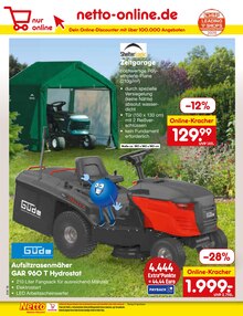 Rasenmäher im Netto Marken-Discount Prospekt "Aktuelle Angebote" mit 66 Seiten (Saarbrücken)