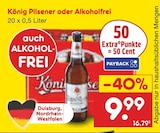 König Pilsener oder Alkoholfrei Angebote bei Netto Marken-Discount Gelsenkirchen für 9,99 €