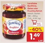 Konfitüre von Landliebe für 1,49 € bei Netto Marken-Discount im Angebot Konfitüre von Landliebe im aktuellen Netto Marken-Discount Prospekt