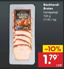 Backhendl-Braten Angebote bei Netto Marken-Discount Arnsberg für 1,79 €