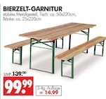 BIERZELT-GARNITUR im Angebot bei Wreesmann in Dessau-Roßlau BIERZELT-GARNITUR Angebote bei Wreesmann Dessau-Roßlau für 14,99 €