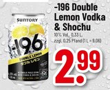 Aktuelles -196 Double Lemon Vodka & Shochu Angebot bei Trinkgut in Mainz ab 2,99 €