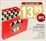 Hefeweizen Angebote von Erdinger bei WEZ Espelkamp für 13,99 €