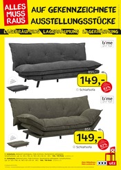 Aktueller XXXLutz Möbelhäuser Prospekt mit Couch, "GRÖSSTE LAGERRÄUMUNG", Seite 13