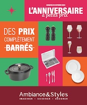 Catalogue Meubles & Décoration Ambiance & Styles en cours à École-Valentin et alentours, "L'ANNIVERSAIRE à petits prix", 12 pages, 19/09/2024 - 20/10/2024