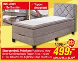 Aktuelles Stauraumbett Angebot bei Opti-Megastore in Bremen ab 499,00 €