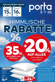 Kopfkissen im porta Möbel Prospekt "HIMMLISCHE RABATTE" mit 1 Seiten (Frankfurt (Main))