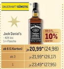 Jack Daniel's Angebote bei Metro Langenfeld für 27,95 €