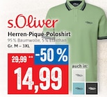Kaufhaus Stolz Barth - Herren-Piqué-Poloshirt Angebot im Prospekt Herren-Piqué-Poloshirt bei Kaufhaus Stolz im Barth Prospekt für 14,99 €