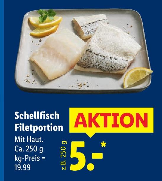 Schellfisch Filetportion
